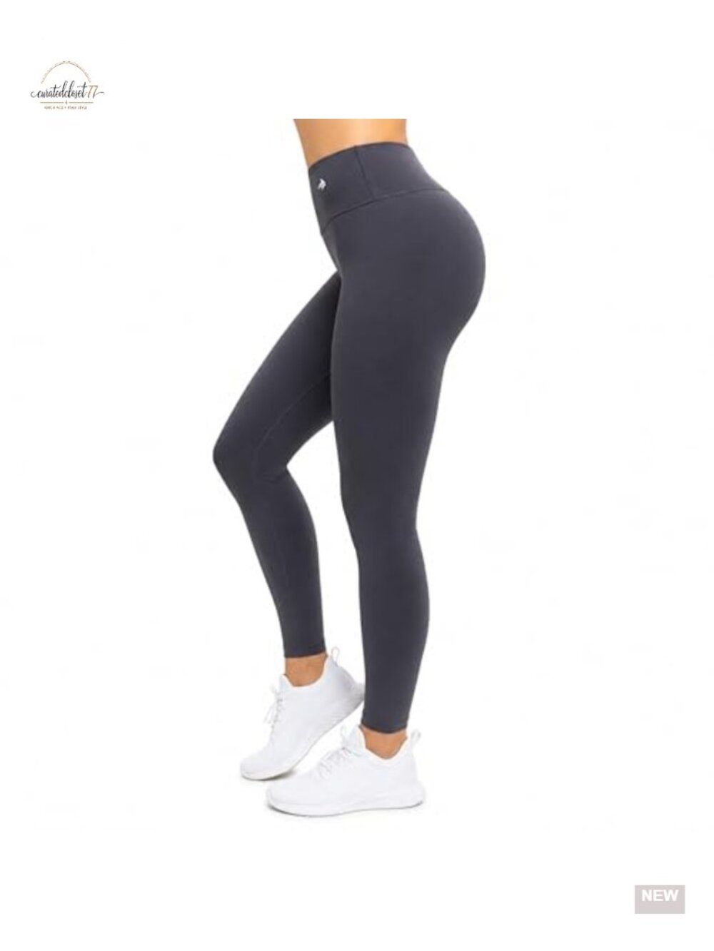 High Waisted Compression Leggings, Tummy Control, Squat-Proof, 73% Polyester
